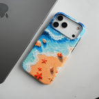 iPhone Ocean Breeze HD Glossy Double layer Tough Cover