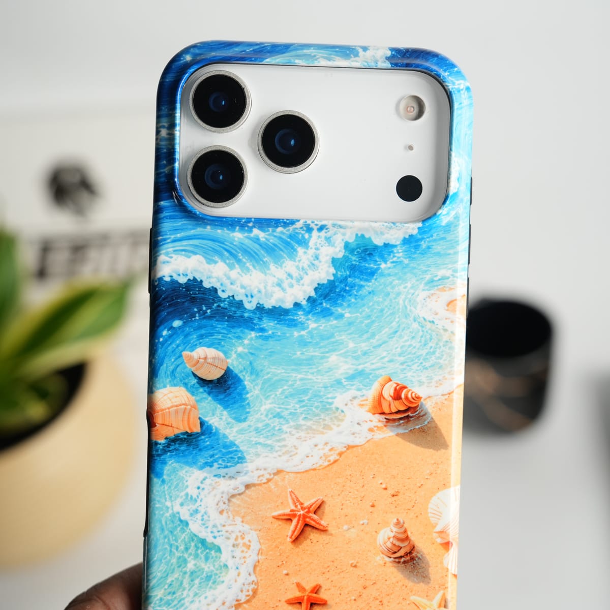 iPhone Ocean Breeze HD Glossy Double layer Tough Cover