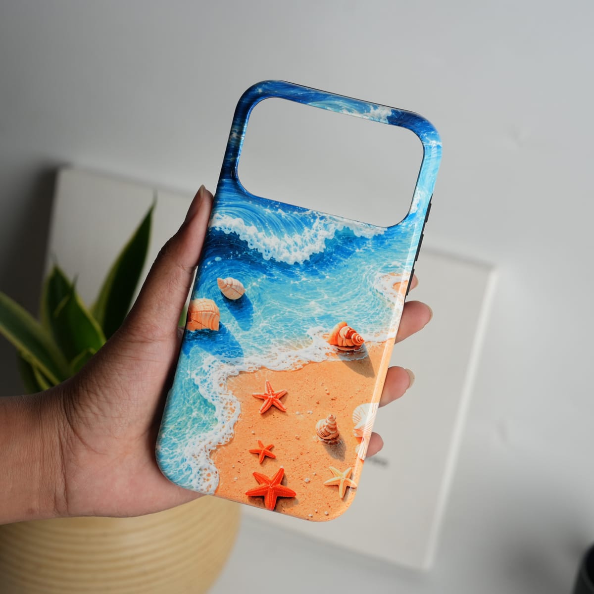 iPhone Ocean Breeze HD Glossy Double layer Tough Cover