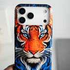 iPhone Tiger Face HD Glossy Double layer Tough Cover
