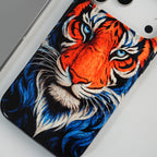 iPhone Tiger Face HD Glossy Double layer Tough Cover