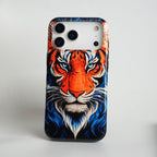 iPhone Tiger Face HD Glossy Double layer Tough Cover