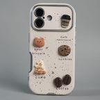 iPhone Series Premium Cute Café 3D Charm Protective Case