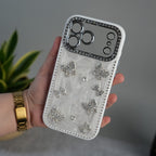 iPhone Elegant Butterfly Charm Case | Premium Pearl Finish Designer Cover