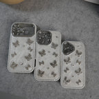 iPhone Elegant Butterfly Charm Case | Premium Pearl Finish Designer Cover