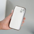 iPhone Series Luxury Leopard Crystal Case with Rhinestone Camera Frame & Glossy Finish