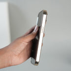 iPhone Series Luxury Leopard Crystal Case with Rhinestone Camera Frame & Glossy Finish