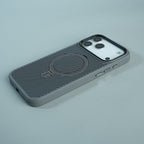 iPhone Series Premium Carbon-Texture Ring Stand Flip Case | Metal Kickstand | Slim & Protective Cover
