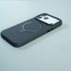iPhone Series Premium Carbon-Texture Ring Stand Flip Case | Metal Kickstand | Slim & Protective Cover