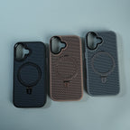 iPhone Series Premium Carbon-Texture Ring Stand Flip Case | Metal Kickstand | Slim & Protective Cover