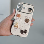 iPhone Series Premium Cute Café 3D Charm Protective Case