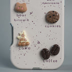 iPhone Series Premium Cute Café 3D Charm Protective Case