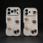 iPhone Series Premium Cute Café 3D Charm Protective Case