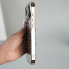 iPhone Series Premium Pearl Bow Crystal Border Shimmer Case