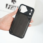 iPhone Series Premium Wood Texture PVC MagSafe Protective Case