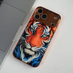 iPhone Series Tiger Face Chrome Armor Case