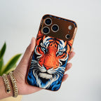 iPhone Series Tiger Face Chrome Armor Case