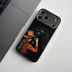 iPhone Series The Black Horse Chrome Plated Case Cover