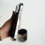 iPhone Series The Black Horse Chrome Plated Case Cover