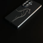 Aramid Design Hard Pc Case for Samsung Galaxy Z Fold 8 Ultra | MagSafe Cover | Horse