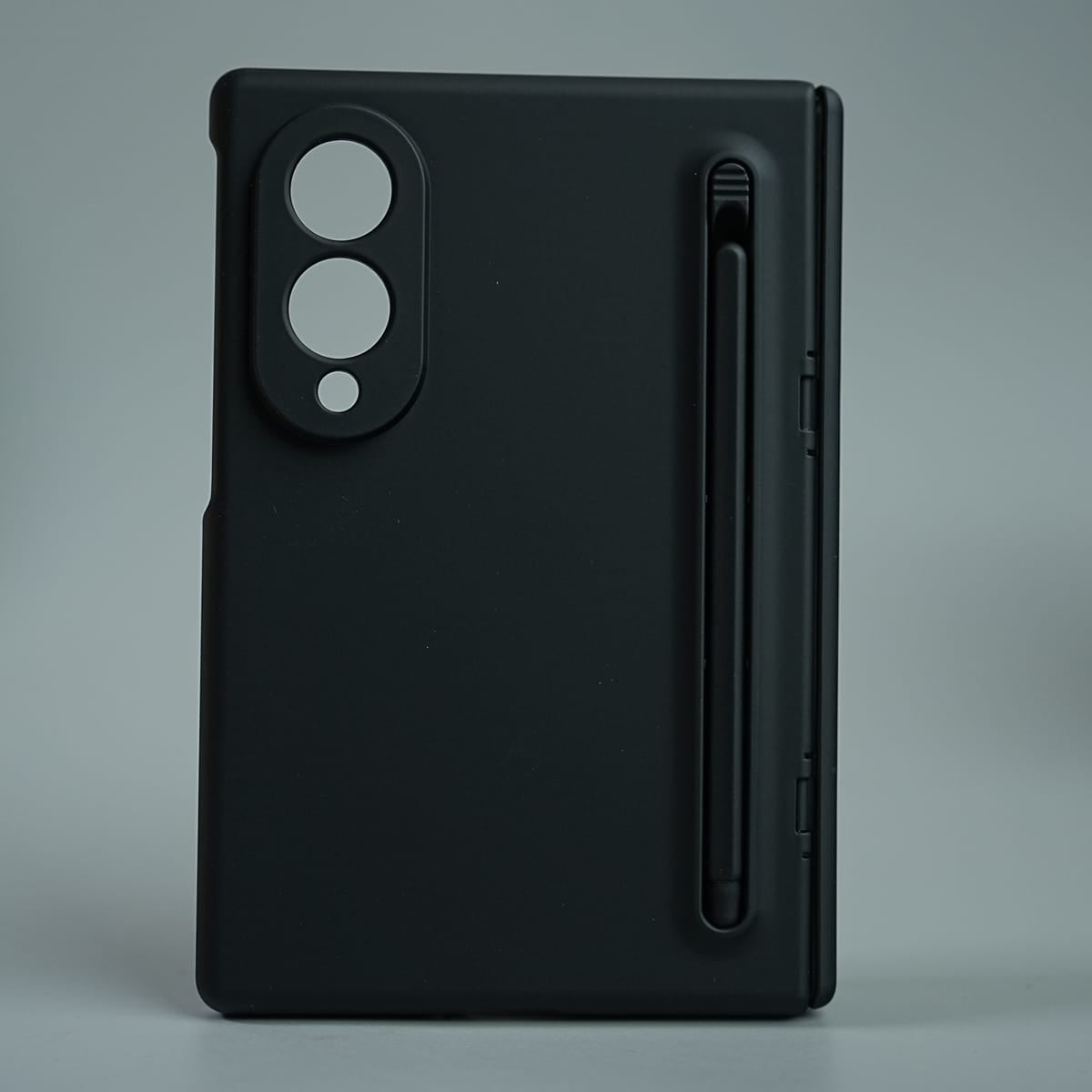 Matte Finish Case with Built-in Screen Protector For Samsung Galaxy Z Fold 8 | Full Hinge Protection & S Pen Holder