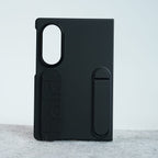 Matte Silicone Wrist Strap Case For Samsung Galaxy Z Fold 8 | Built in Kick Stand