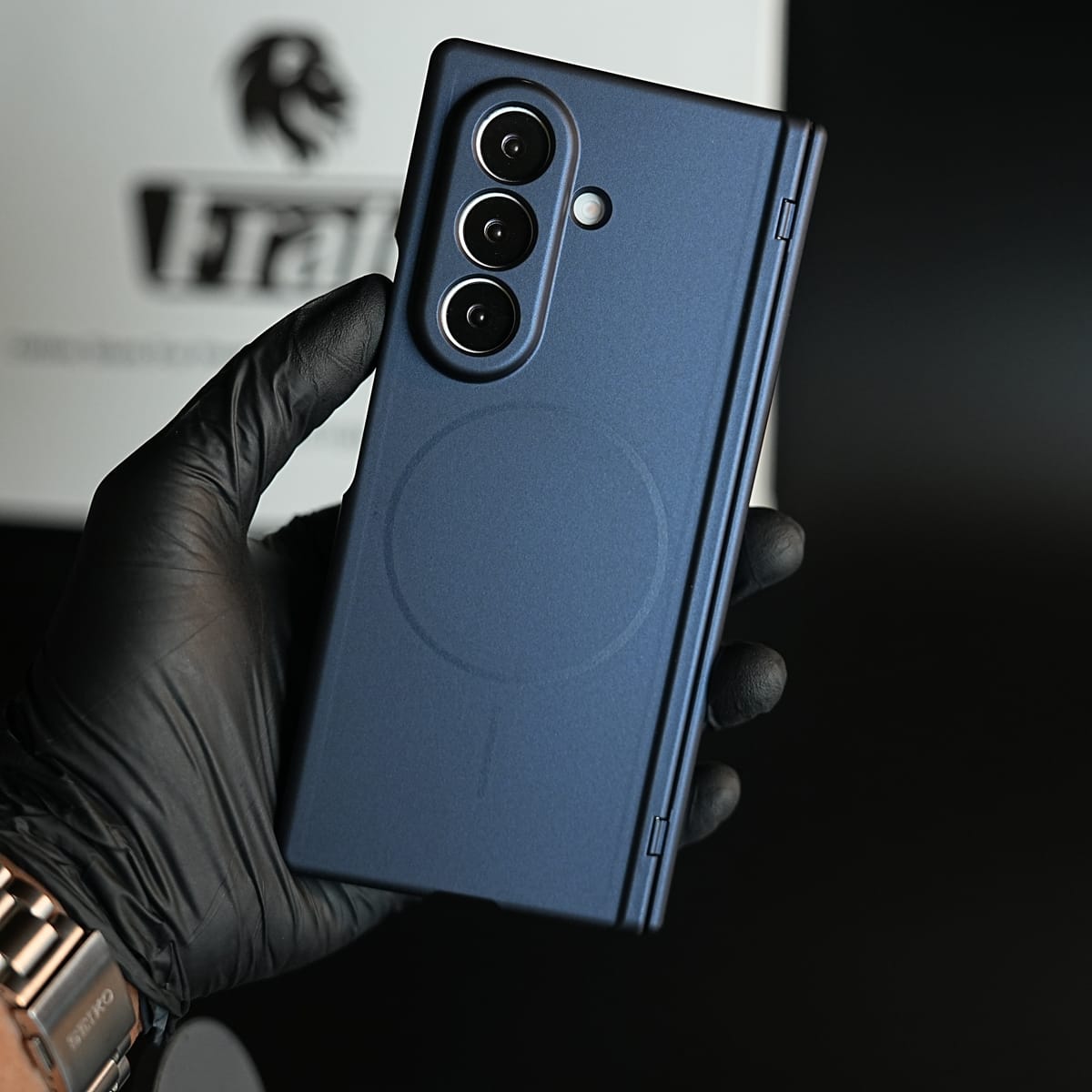 Magnetic Hinge protection case for Samsung Galaxy Z Fold 8 Ultra | Front Glass Protection