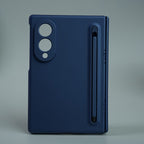 Matte Finish Case with Built-in Screen Protector For Samsung Galaxy Z Fold 8 | Full Hinge Protection & S Pen Holder