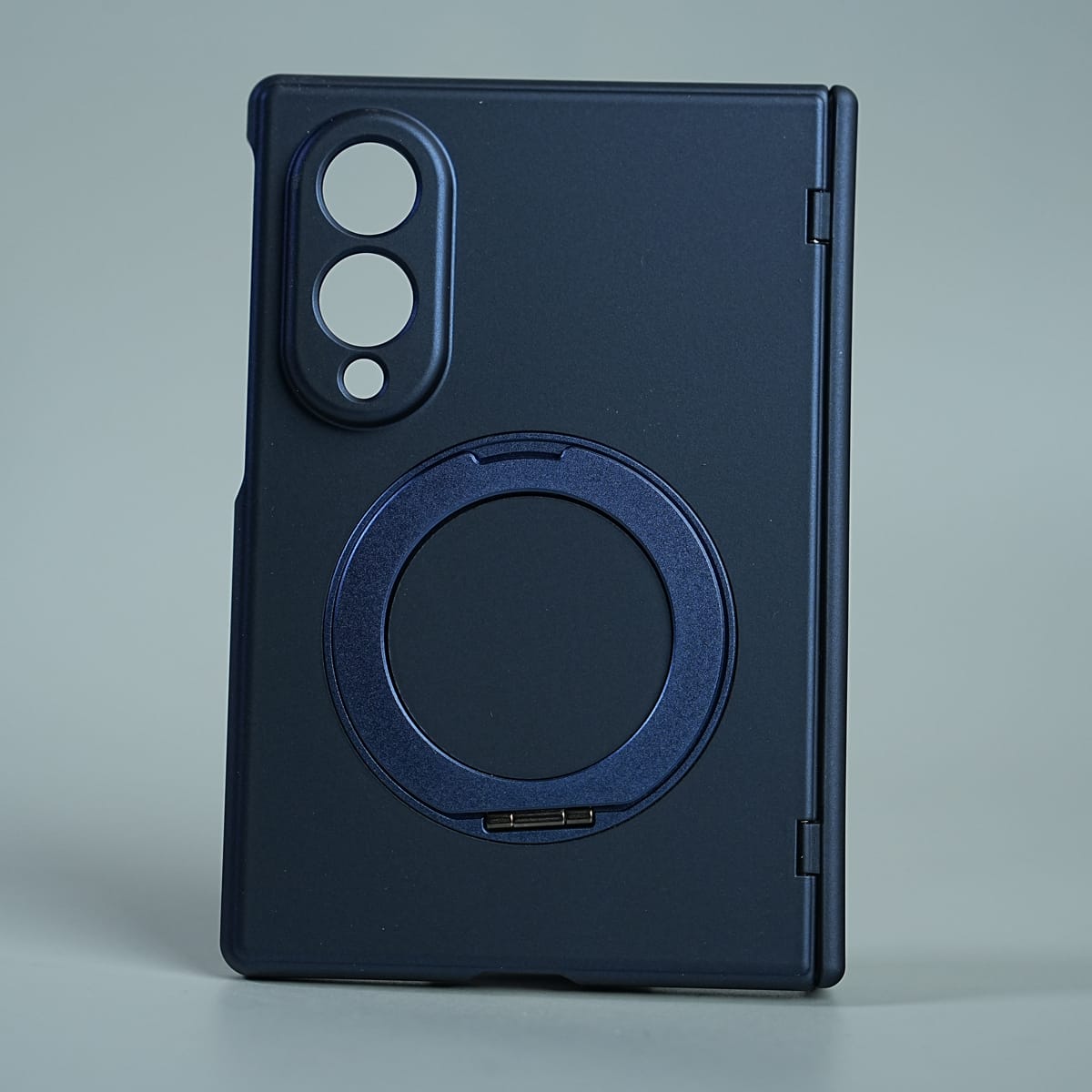 Matte Ring Stand Case For Samsung Galaxy Z Fold 8 | Built-in Screen Protector & Full Hinge Protection