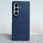 Premium Leather Texture Protective Case For Galaxy Z Fold 8 Ultra | Front Frame & Raised Camera Frame