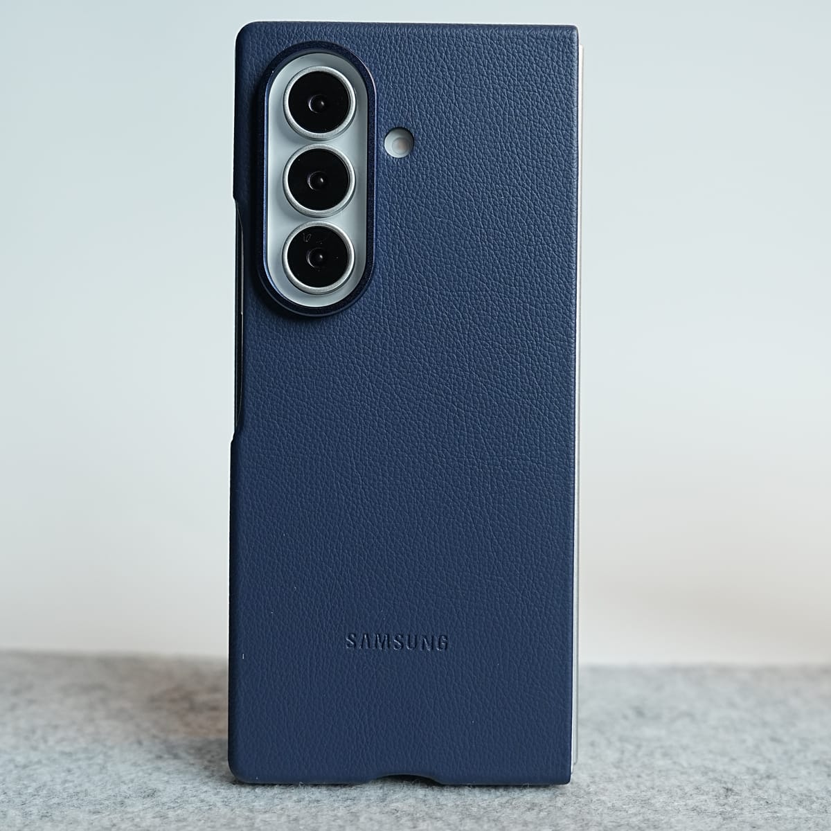 Premium Leather Texture Protective Case For Galaxy Z Fold 8 Ultra | Front Frame & Raised Camera Frame