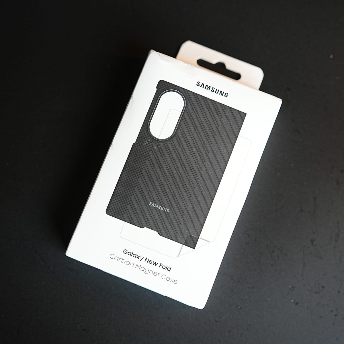 Carbon Fiber Texture Case for Samsung Galaxy Z Fold 8 | Magnetic Ring + 2 Ultra HD Tempered Glass