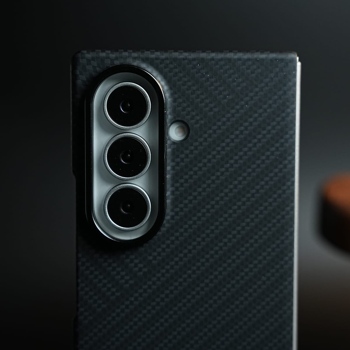 Carbon Fiber Texture Case for Samsung Galaxy Z Fold 8 Ultra | Magnetic Ring + 2 Ultra HD Tempered Glass