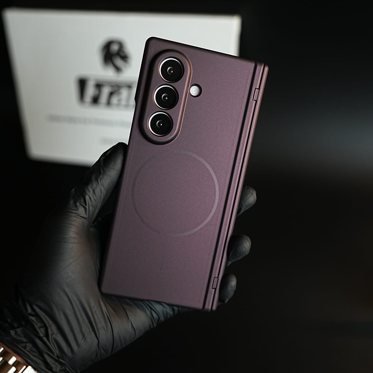 Magnetic Hinge protection case for Samsung Galaxy Z Fold 8 Ultra | Front Glass Protection