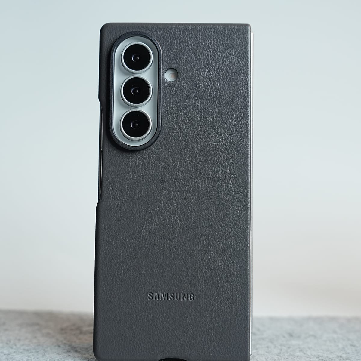 Premium Leather Texture Protective Case For Galaxy Z Fold 8 Ultra | Front Frame & Raised Camera Frame