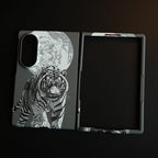 Tiger Printed Hard PC Cover for Samsung Galaxy Z Fold 8 with MagSafe | Shockproof Slim Protection