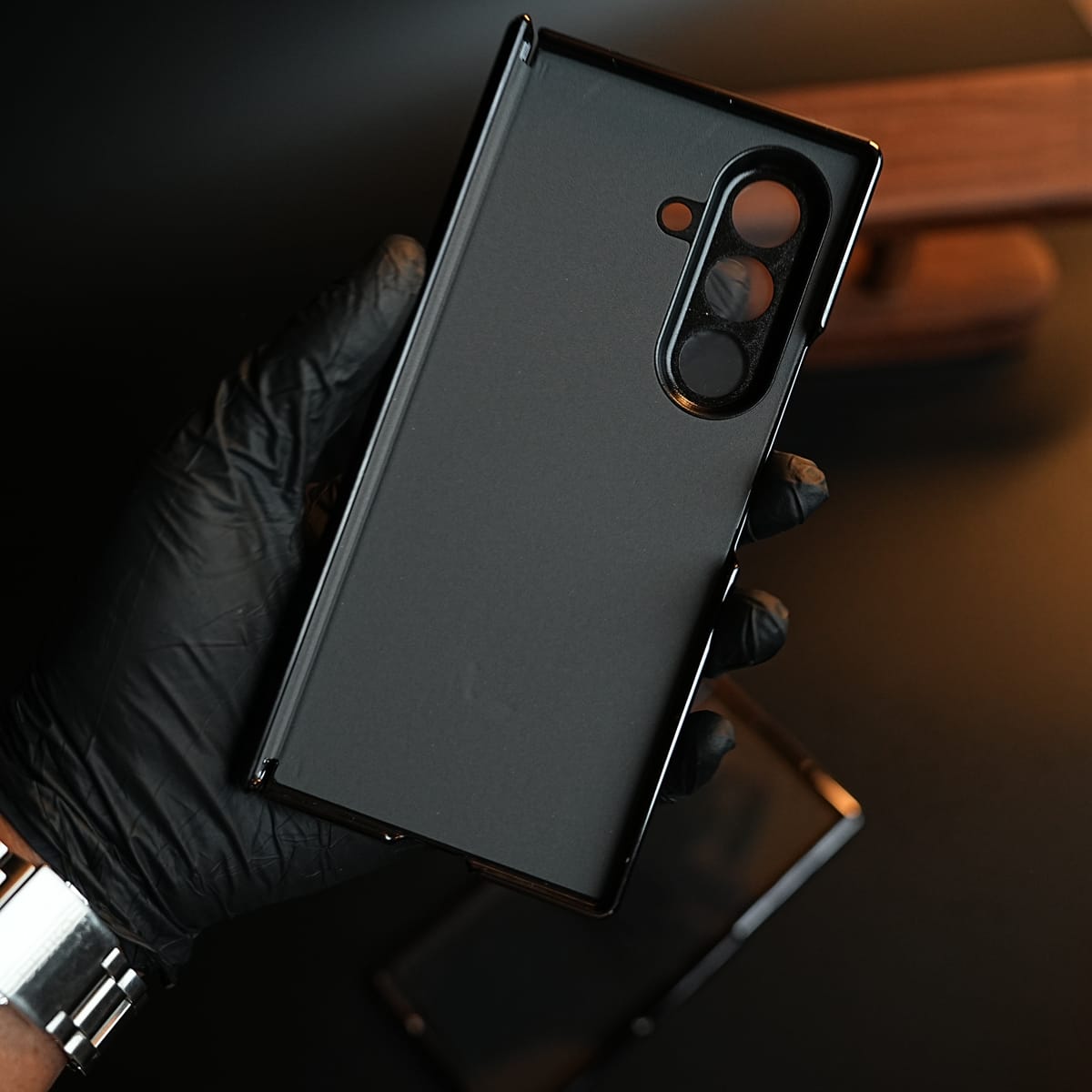 Leather Texture Case for Samsung Galaxy Z Fold 8 Ultra | Ring Stand & Screen Protector