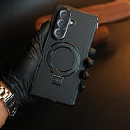 Leather Texture Case for Samsung Galaxy Z Fold 8 Ultra | Ring Stand & Screen Protector