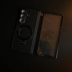 Leather Texture Case for Samsung Galaxy Z Fold 8 Ultra | Ring Stand & Screen Protector