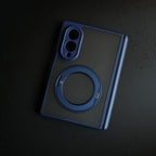 Magnetic Frosted Armor Case for Samsung Galaxy Z fold 8 | Rotating Metal Stand