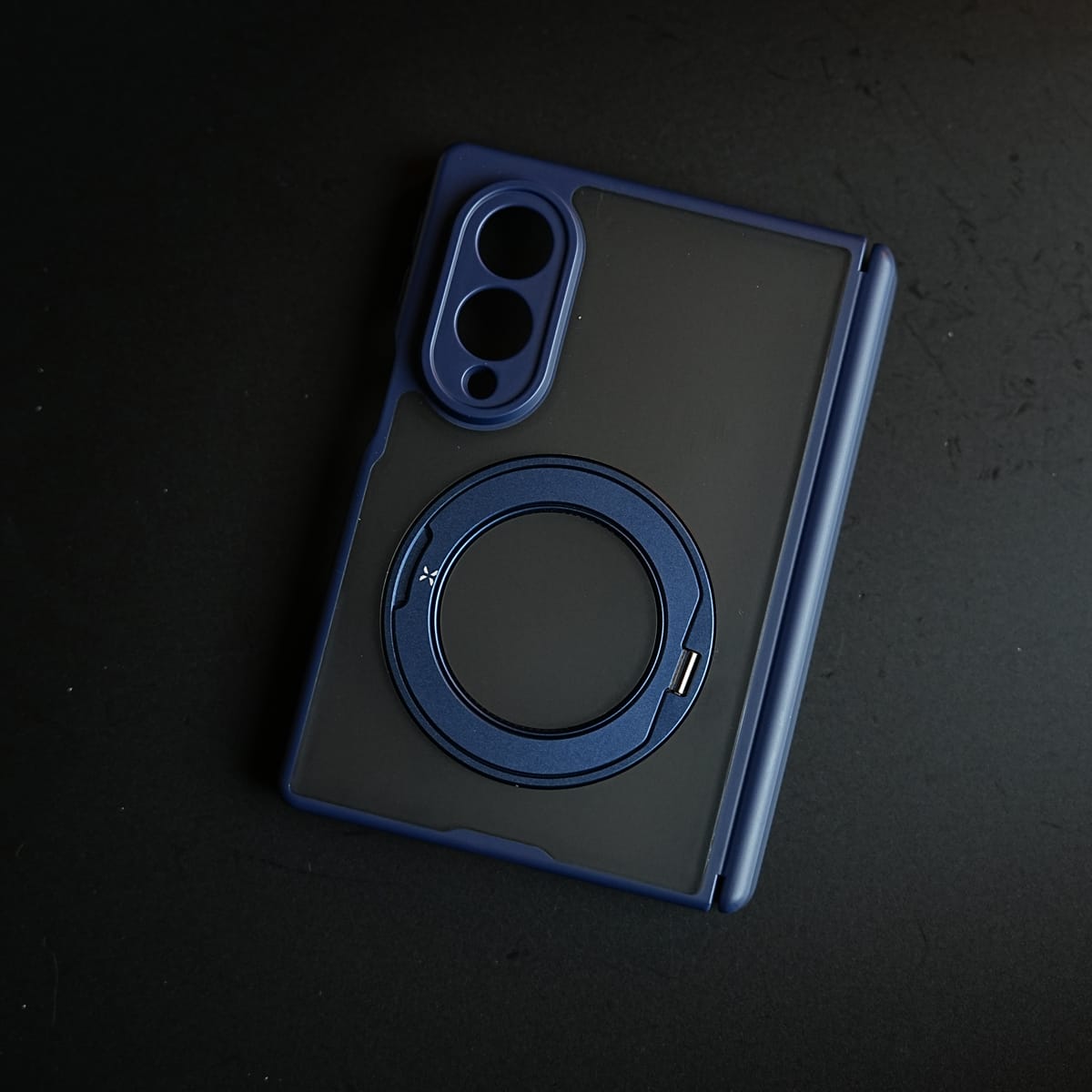 Magnetic Frosted Armor Case for Samsung Galaxy Z fold 8 | Rotating Metal Stand