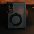 Magnetic Frosted Armor Case for Samsung Galaxy Z fold 8 | Rotating Metal Stand