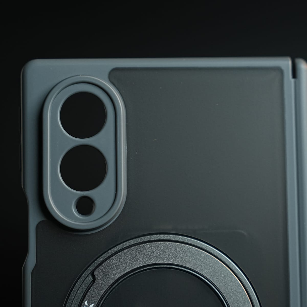 Magnetic Frosted Armor Case for Samsung Galaxy Z fold 8 | Rotating Metal Stand