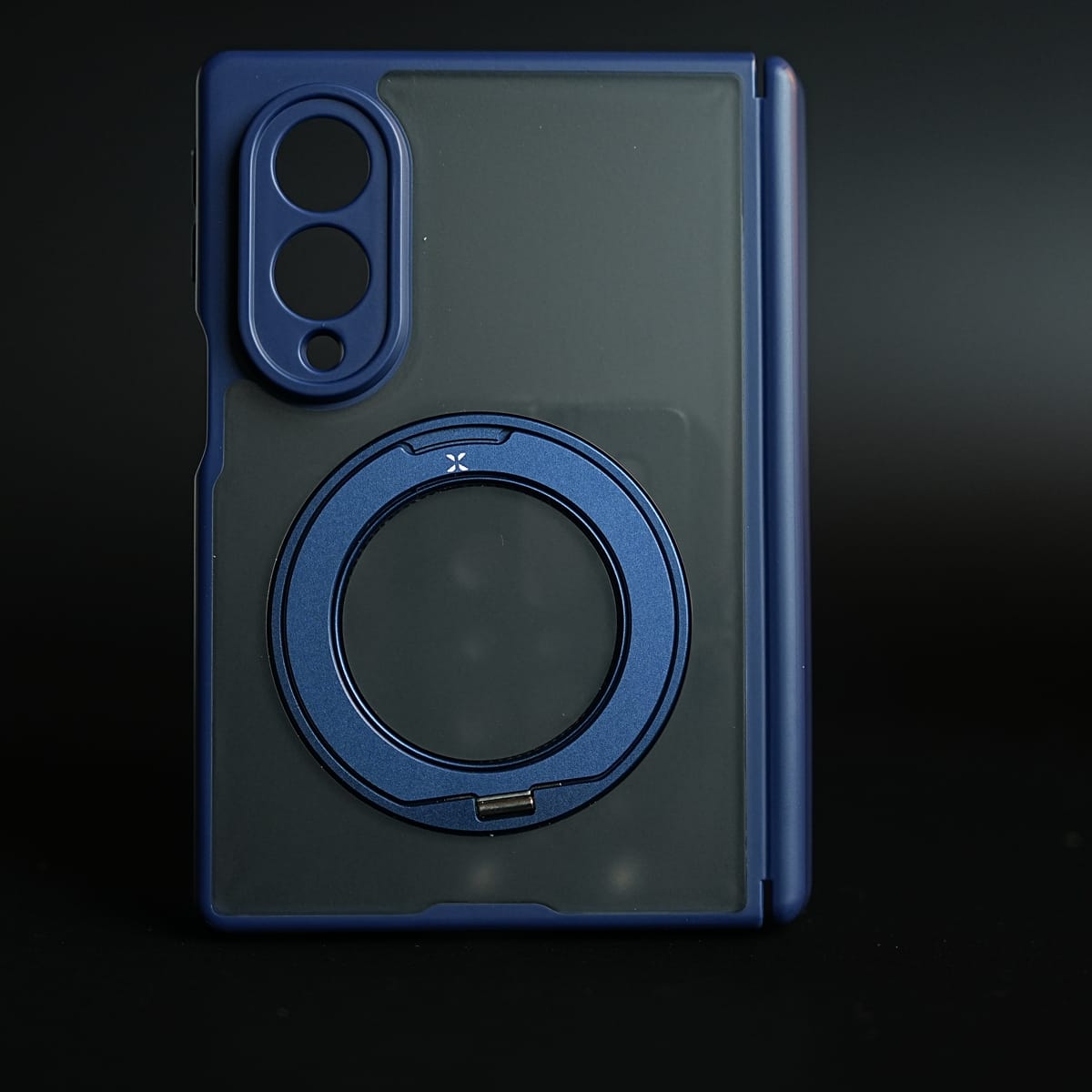 Magnetic Frosted Armor Case for Samsung Galaxy Z fold 8 | Rotating Metal Stand