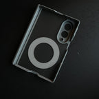 Magnetic Frosted Armor Case for Samsung Galaxy Z fold 8 | Rotating Metal Stand