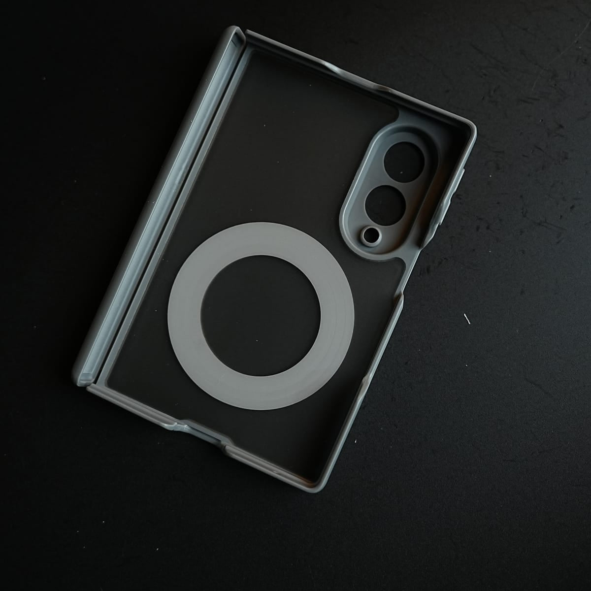 Magnetic Frosted Armor Case for Samsung Galaxy Z fold 8 | Rotating Metal Stand