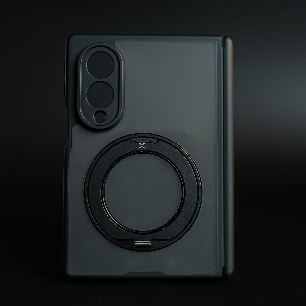 Magnetic Frosted Armor Case for Samsung Galaxy Z fold 8 | Rotating Metal Stand