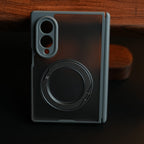 Magnetic Frosted Armor Case for Samsung Galaxy Z fold 8 | Rotating Metal Stand