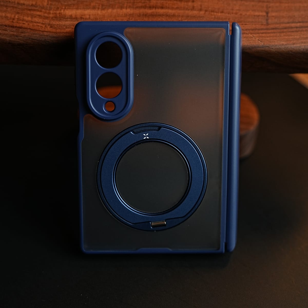 Magnetic Frosted Armor Case for Samsung Galaxy Z fold 8 | Rotating Metal Stand