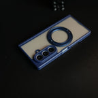 Magnetic Frosted Armor Case for Samsung Galaxy Z fold 8 Ultra | Rotating Metal Stand
